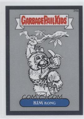 2013 Topps Garbage Pail Kids Chrome - Pencil Art Concept Sketches #34a - Kim Kong