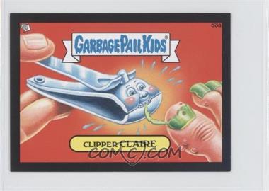2013 Topps Garbage Pail Kids Minis - [Base] - Black #53a - Clipper Claire
