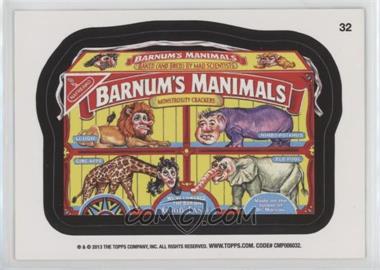 2013 Topps Wacky Packages All-New Series 11 - [Base] #32 - Barnum's Manimals