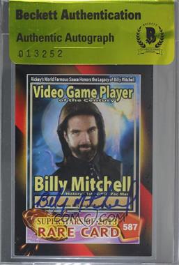 2013 Walter Day's Superstars of 2013 - [Base] #587 - Billy Mitchell (Player of the Century) /275 [BAS Certified BAS Encased]
