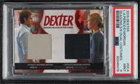 Michael C. Hall as Dexter Morgan, Julia Stiles as Lumen Ann Pierce [PSA 9&…