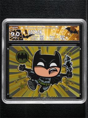 2014 Cryptozoic DC Epic Battles - Bam! - Gold #T-02 - Batman /75 [HGA 9 MINT]