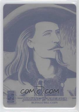 2014 Famous Fabrics Making of America - [Base] - Printing Plate Black #15 - Buffalo Bill Cody /1