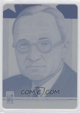 2014 Famous Fabrics Making of America - [Base] - Printing Plate Cyan #38 - Harry S. Truman /1