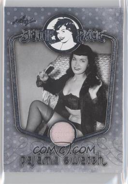 2014 Leaf Bettie Page - Pajama Swatch #BP-PJ6 - Bettie Page