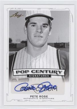 2014 Leaf Pop Century - [Base] #BA-PR1 - Pete Rose