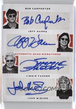 2014 Panini Country Music - Authentic Quad Signatures - Silver #AQ-NG - Jeff Hanna, Jimmie Fadden, John McEuen, Bob Carpenter /25