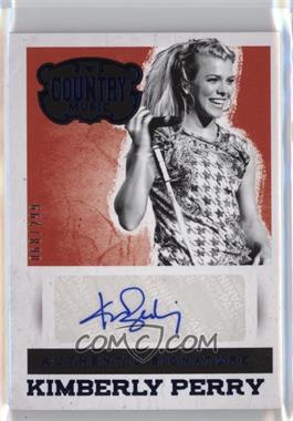 2014 Panini Country Music - Authentic Signatures - Blue #S-KP - Kimberly Perry /299