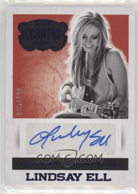 2014 Panini Country Music - Authentic Signatures - Blue #S-LE - Lindsay Ell /199