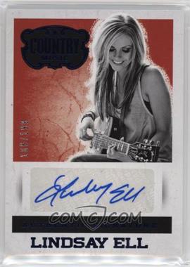 2014 Panini Country Music - Authentic Signatures - Blue #S-LE - Lindsay Ell /199