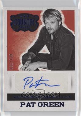 2014 Panini Country Music - Authentic Signatures - Blue #S-PG - Pat Green /149