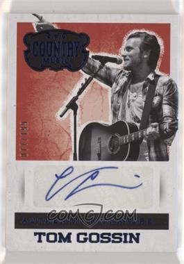 2014 Panini Country Music - Authentic Signatures - Blue #S-TGO - Tom Gossin /199 [EX to NM]