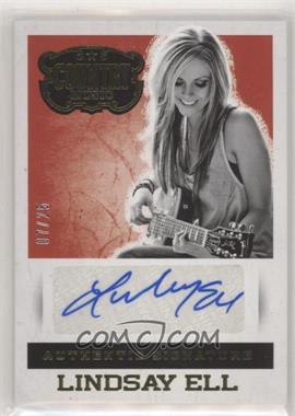 2014 Panini Country Music - Authentic Signatures - Gold #S-LE - Lindsay Ell /25