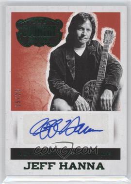 2014 Panini Country Music - Authentic Signatures - Retail Green #S-JH - Jeff Hanna /25