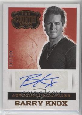 2014 Panini Country Music - Authentic Signatures #S-BKN - Barry Knox /394