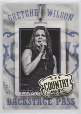 2014 Panini Country Music - Backstage Pass - Gold #4 - Gretchen Wilson /25