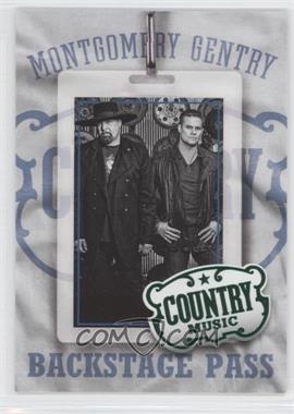2014 Panini Country Music - Backstage Pass - Retail Green #19 - Montgomery Gentry
