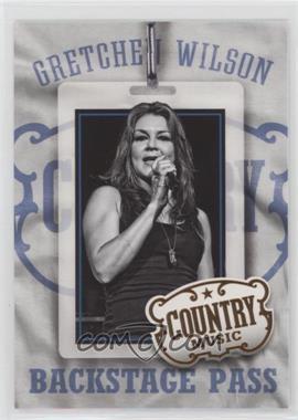 2014 Panini Country Music - Backstage Pass #4 - Gretchen Wilson