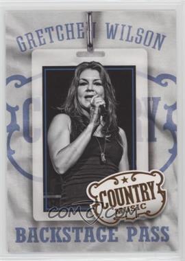 2014 Panini Country Music - Backstage Pass #4 - Gretchen Wilson