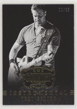 2014 Panini Country Music - Instrumental - Gold #3 - Troy Gentry /25