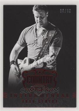 2014 Panini Country Music - Instrumental - Red #3 - Troy Gentry /99