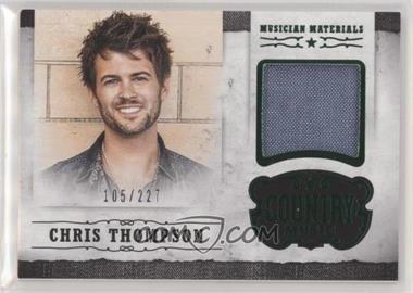 2014 Panini Country Music - Musician Materials - Retail Green #M-CT - Chris Thompson /227 [EX to NM]