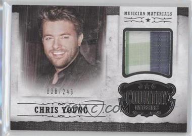 2014 Panini Country Music - Musician Materials - Silver #M-CY - Chris Young /249