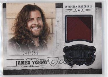 2014 Panini Country Music - Musician Materials #M-JY - James Young /499