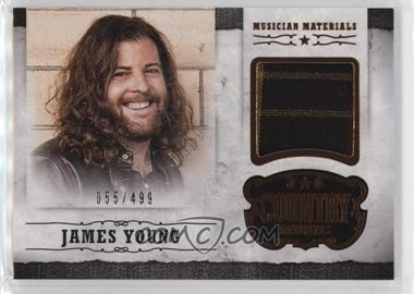 2014 Panini Country Music - Musician Materials #M-JY - James Young /499