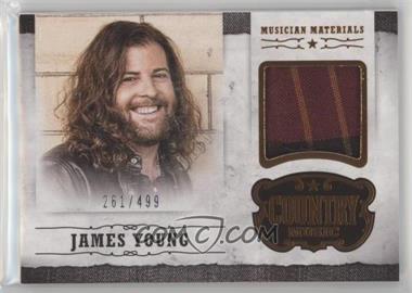 2014 Panini Country Music - Musician Materials #M-JY - James Young /499