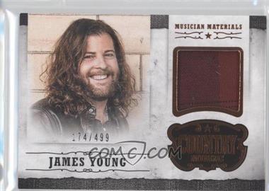 2014 Panini Country Music - Musician Materials #M-JY - James Young /499