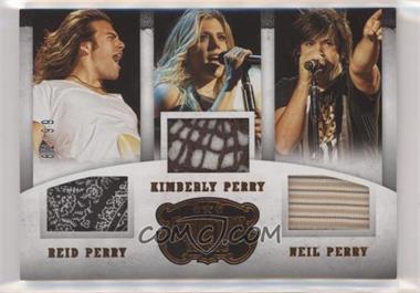 2014 Panini Country Music - Musician Triple Materials #MT-TBP - Reid Perry, Kimberly Perry, Neil Perry /99 [EX to NM]