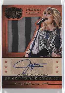 2014 Panini Country Music - Silhouette Material Signatures - Gold #SI-JN - Jennifer Nettles /10