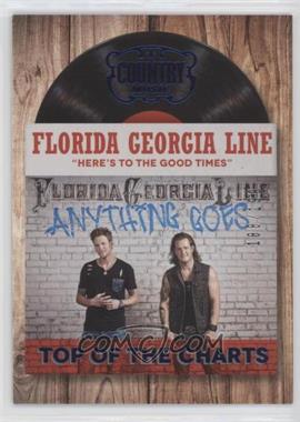 2014 Panini Country Music - Top of the Charts - Blue #2 - Florida Georgia Line /199 [EX to NM]