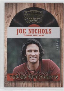 2014 Panini Country Music - Top of the Charts - Gold #15 - Joe Nichols /25