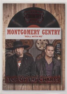 2014 Panini Country Music - Top of the Charts - Red #7 - Montgomery Gentry /99