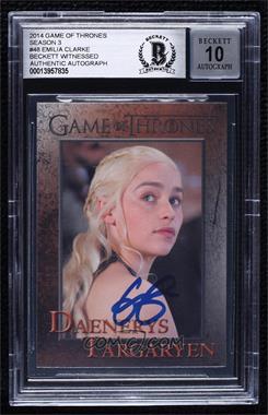 2014 Rittenhouse Game of Thrones Season 3 - [Base] #48 - Daenerys Targaryen [BAS BGS Authentic]