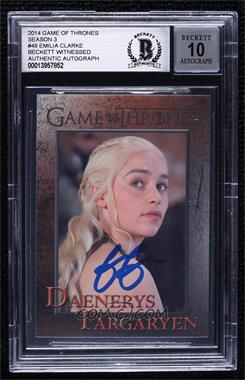 2014 Rittenhouse Game of Thrones Season 3 - [Base] #48 - Daenerys Targaryen [BAS BGS Authentic]