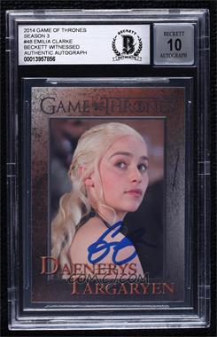 2014 Rittenhouse Game of Thrones Season 3 - [Base] #48 - Daenerys Targaryen [BAS BGS Authentic]