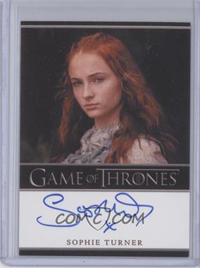 2014 Rittenhouse Game of Thrones Season 3 - Bordered Autographs #_SOTU - Sophie Turner as Sansa Stark