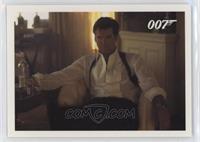 James Bond returns to his hotel room…