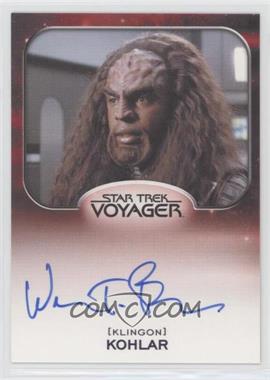 2014 Rittenhouse Star Trek Aliens - Autographs #_WRBR - Wren T. Brown as Kohlar