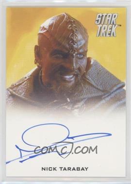 2014 Rittenhouse Star Trek Movies (Reboots) - Autographs #_NITA - Nick Tarabay as Klingon