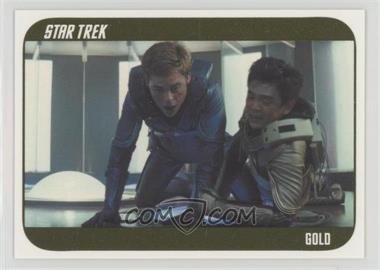 2014 Rittenhouse Star Trek Movies (Reboots) - Star Trek - Gold #59 - As both men free-fall... /100