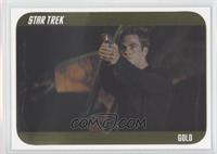 Inside the Narada, Kirk exists Spock's ship... #/100