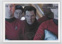 Back aboard the Enterprise, a team of...