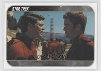 At Starfleet Academy, Cadet Kirk...