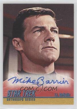 2014 Rittenhouse Star Trek: The Original Series Portfolio Prints - Autographs #A261 - Michael Barrier as Lt. DeSalle