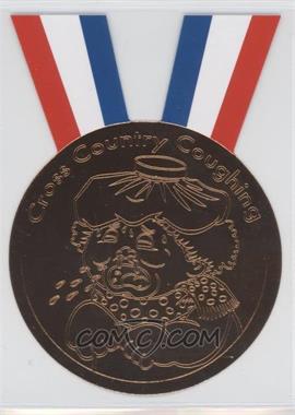 2014 Topps Garbage Pail Kids Series 1 - Winter Olym-Picks Medals - Bronze #1 - Cross Country Coughing