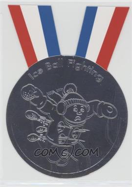 2014 Topps Garbage Pail Kids Series 1 - Winter Olym-Picks Medals - Silver #10 - Ice Ball Fighting